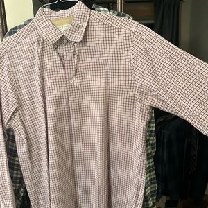 Size medium rag and bone men’s long sleeve dress shirt